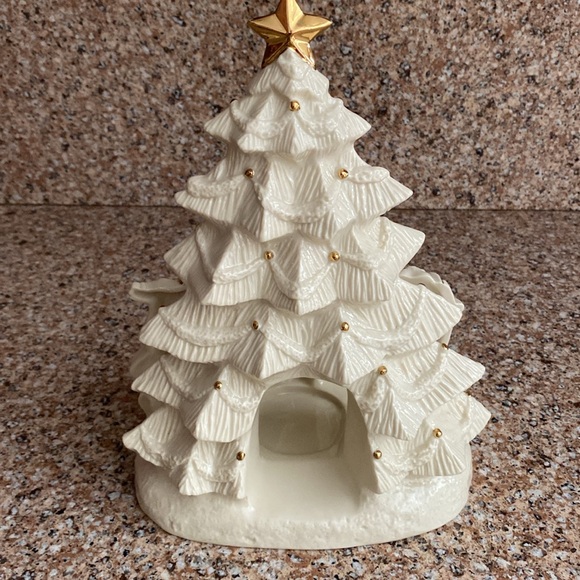 Lenox Santa with Sleigh, Christmas Tree with Tea light - Picture 3 of 4